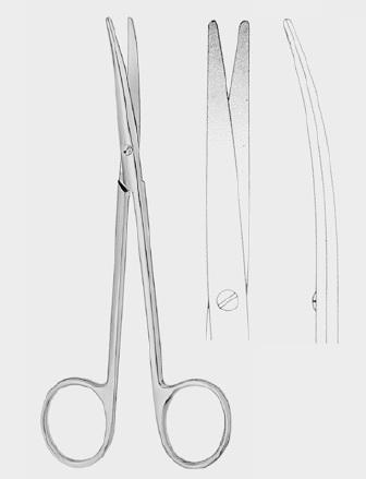 Ножиці МЕТЦЕНБАУМА-ФІНО (METZENBAUM fino), 23,0 см (cm) (вигнуті). Бренд: Zepf (Зепф).